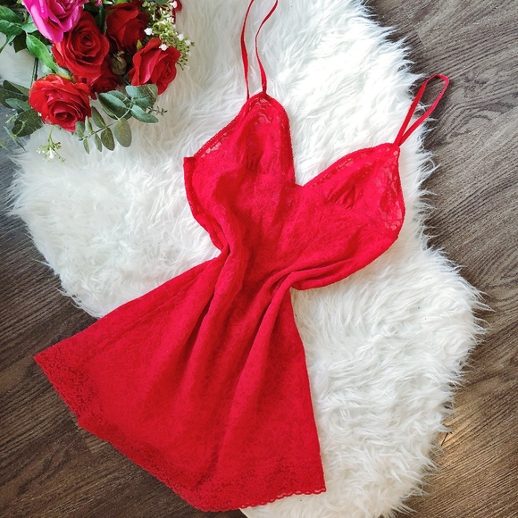Victoria's Secret Other - VICTORIA'S SECRET SHEER LACE SLIP DRESS